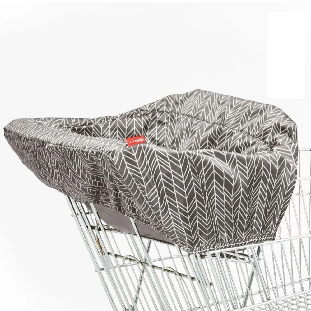 Skip‎ Hop Take Cover Shopping Cart & High Chair Cover, Grey Feather